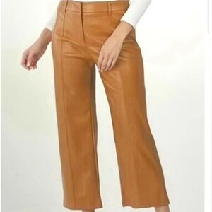 7 For All Mankind Faux Leather wide leg pant
